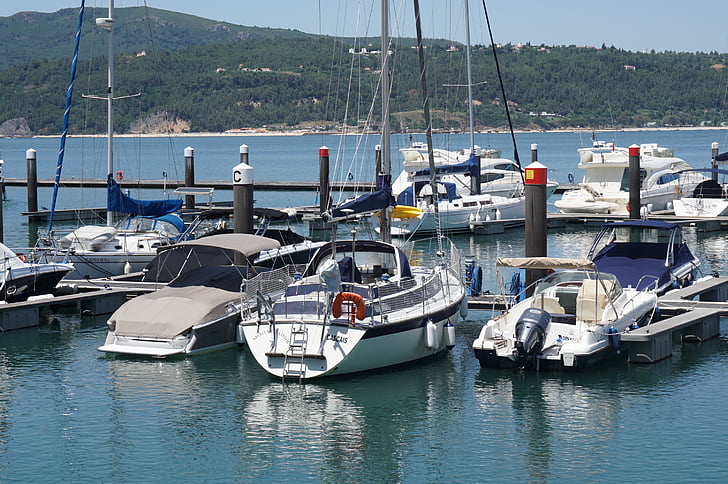 vessels, marina, saw arrábida, portugal, boats, vessel, salt water