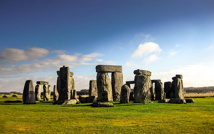 Monumento, Inglaterra, natureza, pedra, círculo, Stonehenge, Wiltshire