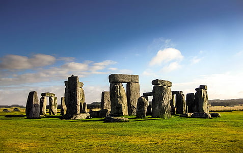 paminklas, Anglijoje, Gamta, akmuo, ratas, Stounhendžas, Wiltshire