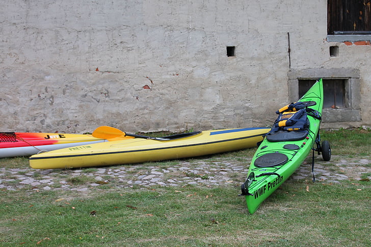 canoë-kayak, botte, Paddle