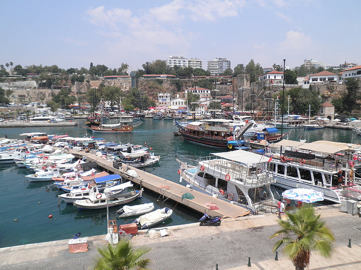 Tyrkia, port, yachter, båter, Marina, sjøen, nautiske fartøy