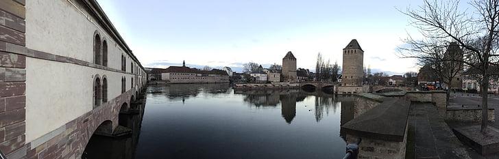 Strasbourg, vode, most, arhitektura