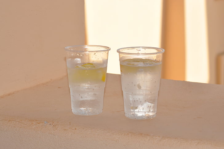пластиковый стакан, Лимон, напитки, Фест