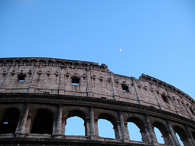 Olaszország, Colosseum, este, Róma