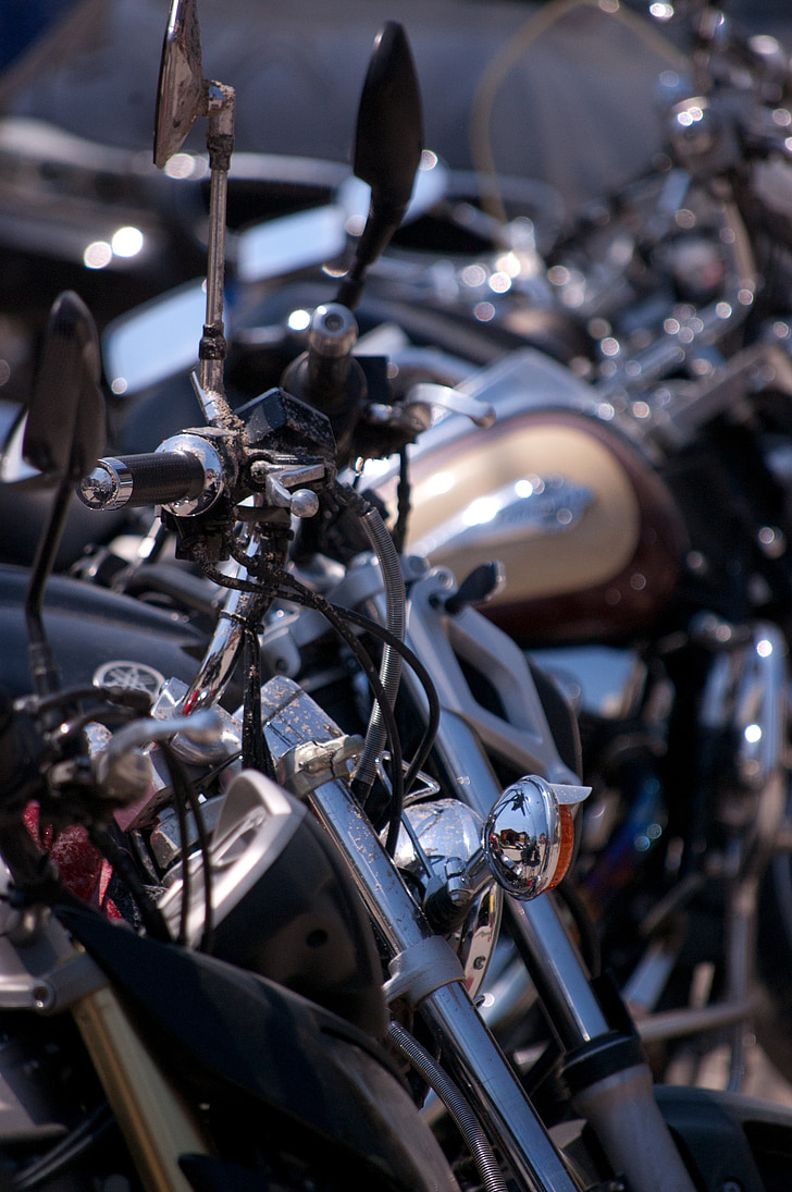fiets, Roemenië, Harley davidson, motorfietsen, Motor, Chopper, rit