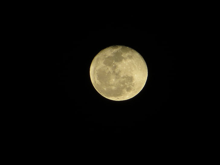Луна, Полная Луна, ночь
