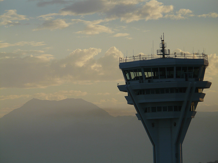 kontrolni stolp, stolp, letališče, varnosti v letalstvu, kontrolorjev zračnega prometa, zračnega prometa, letalstvo