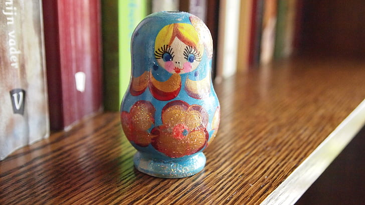 pequeño, hombre del palillo, armario, soporte de la, babushka, color, hecho a mano