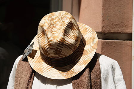 şapka, moda, Yaz, etiket, Panama şapka