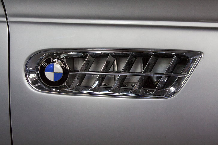 BMW, ventilation, voiture de sport, conception, logo BMW, noble, précieuse
