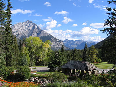 Banff, Kanada, Alberta, parku, Hora, Národní, turistické