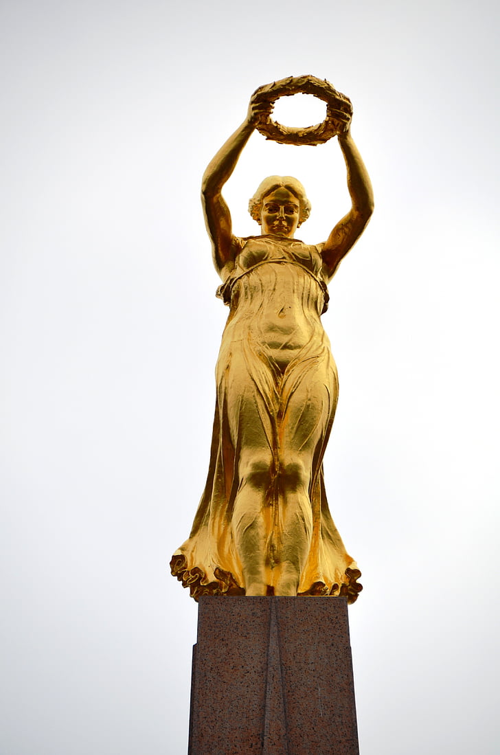 Gëlle fra, Đài tưởng niệm, Luxembourg, Nike, nữ thần chiến thắng, nữ hoàng của dom, Lady rosa của luxembourg