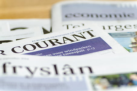 Gazeteler, basın, Haberler, günlük gazete, Leeuwarder courant