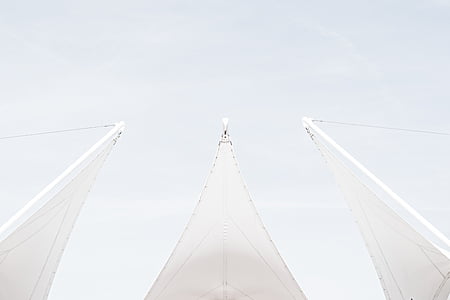 putih, abstrak, langit, perahu layar