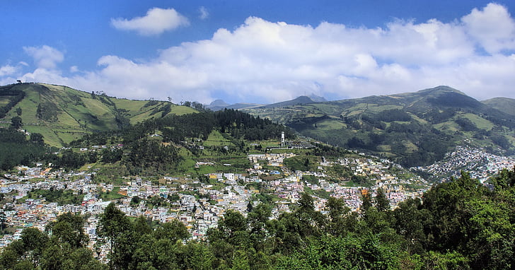 Ekvádor, Quito, sopka, aktivní sopky, Pichincha, riziko, zemětřesení