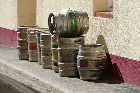 beer, barrels, ale, alcohol, drink, brewery, pub