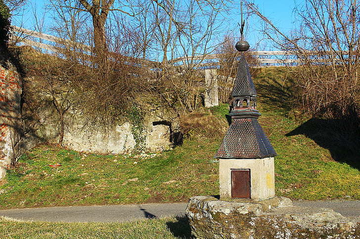 Turm, Burghof, Schloss