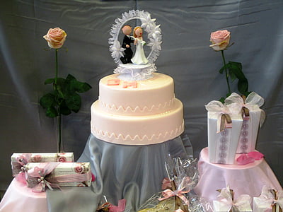 poročna torta, confiserie, torto, zakonske zveze, Thurgau, Švica