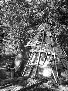 Wigwam, telt, tipi, teepee, indiansk, amerikanske, historie