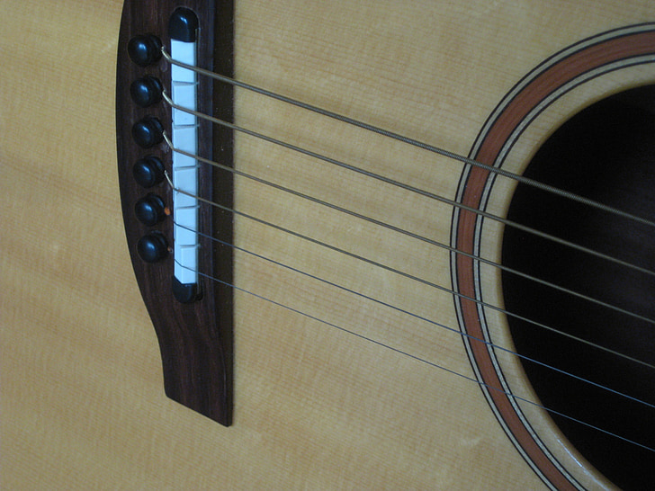 kitarr, stringid, muusika, akustiline kitarr, muusikaline instrument, vahend