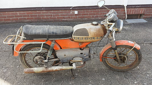 moped, motocykel, kreidler, staré, Oldtimer, obnoviť, Classic