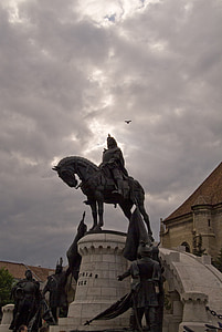 Romênia, Cluj-napoca, Kolozsvár, Mathias rex, escultura, Mathias, Transilvânia