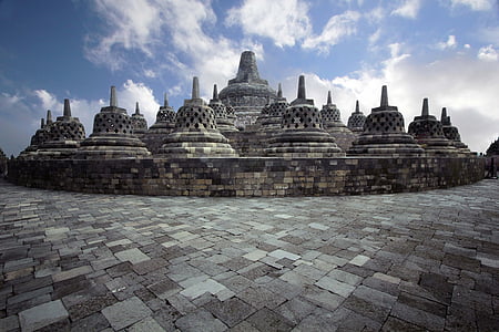 Indonézia, Borobudur, Közép-Jáva, Java