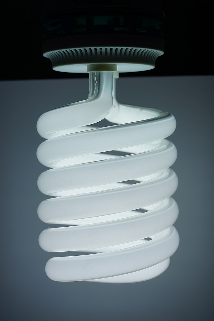 energiesparlampe, lampu, lampu, pencahayaan, cahaya, lampu, compact fluorescent lamp
