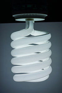 energiesparlampe, lampa, žárovky, osvětlení, světlo, žárovka, Kompaktní zářivka