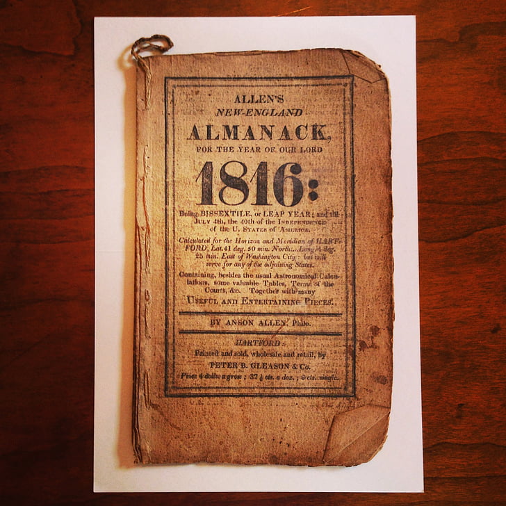 Antik, Buch, Manuell, Almanach, Geschichte, alt, Old-fashioned