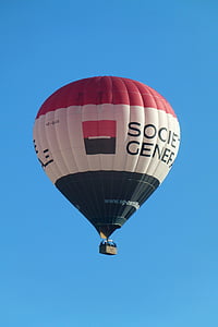 luftballon, ballon, varm luft, farverige, kørsel, gasbrænder, luftfart