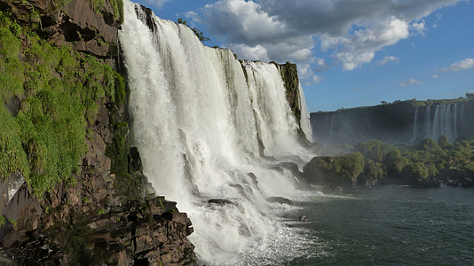 Iguazú-vízesés, szürkehályog, Brazília, természet, vízesés, Iguacu vízesés, víz