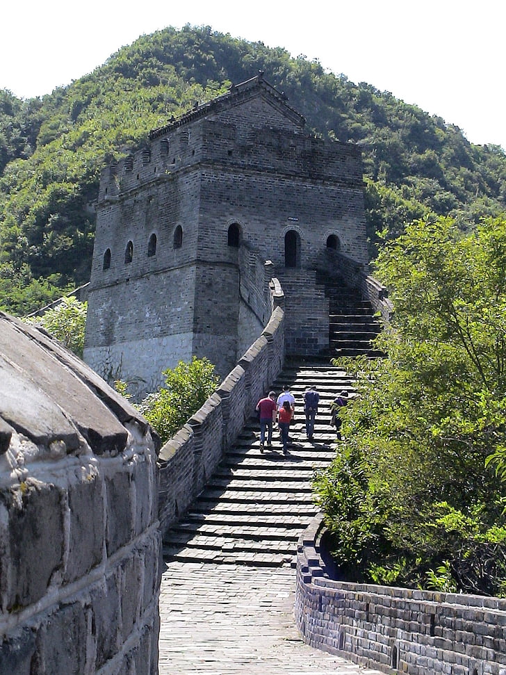 Velká čínská zeď, hradby, budova, Čína, Dandong, Polkas, UNESCO