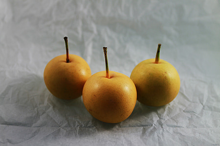 asiatisk pære, pære, gul, frugt, Sød, moden, frisk