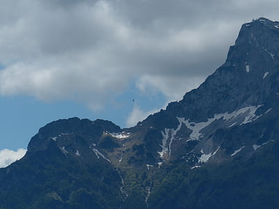 geiereck, unterberg, kalns, gondola, vagoniņš, kalnu dzelzceļa, zemāku kalnu dzelzceļa