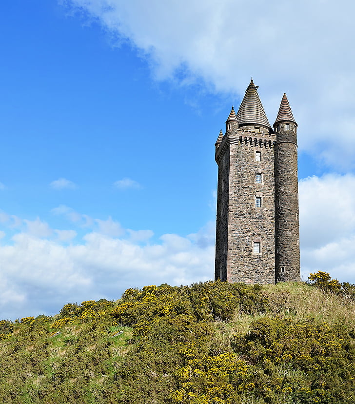 scrabo-toren, toren, Newtownards, scrabo, Ierland, Memorial, County