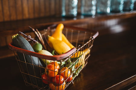 basket, vegetables, food, fresh, organic, healthy, tomatoes