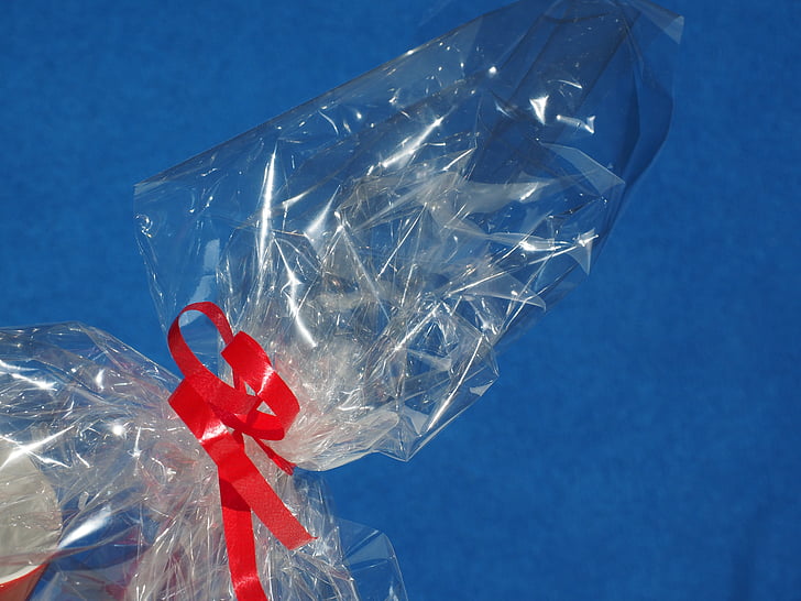 loop, cellophane, packaging, pack, gift ribbon, cellulose, cellphane