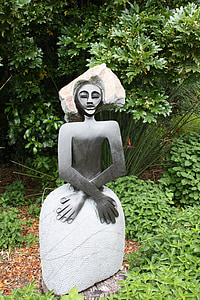 Sudáfrica, ciudad del cabo, Kirstenbosch, estatua de, escultura, viajes