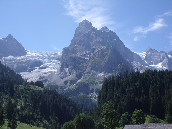 βουνά, παγετώνας, Ελβετία