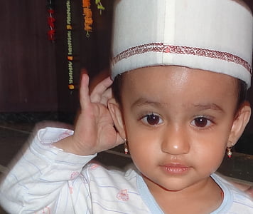 kind, schattig, Kid, traditionele Indiase kleding, baby, meisje