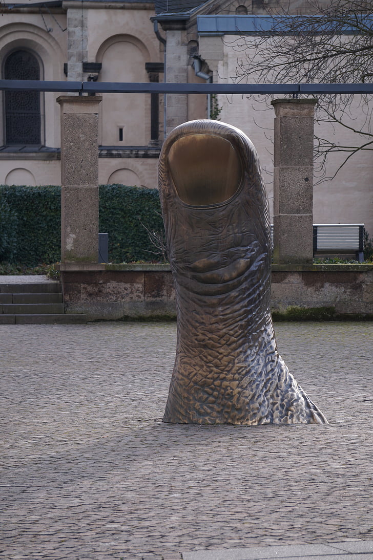 Пам'ятник, великий палець, скульптура
