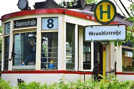 tram, Historiquement, objet de collection, vieux, personennahverkehr public, nostalgie, arrêter
