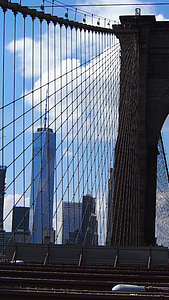 New york, zajímavá místa, orientační bod, přitažlivost, New york city, Manhattan - New York City, Brooklynský most