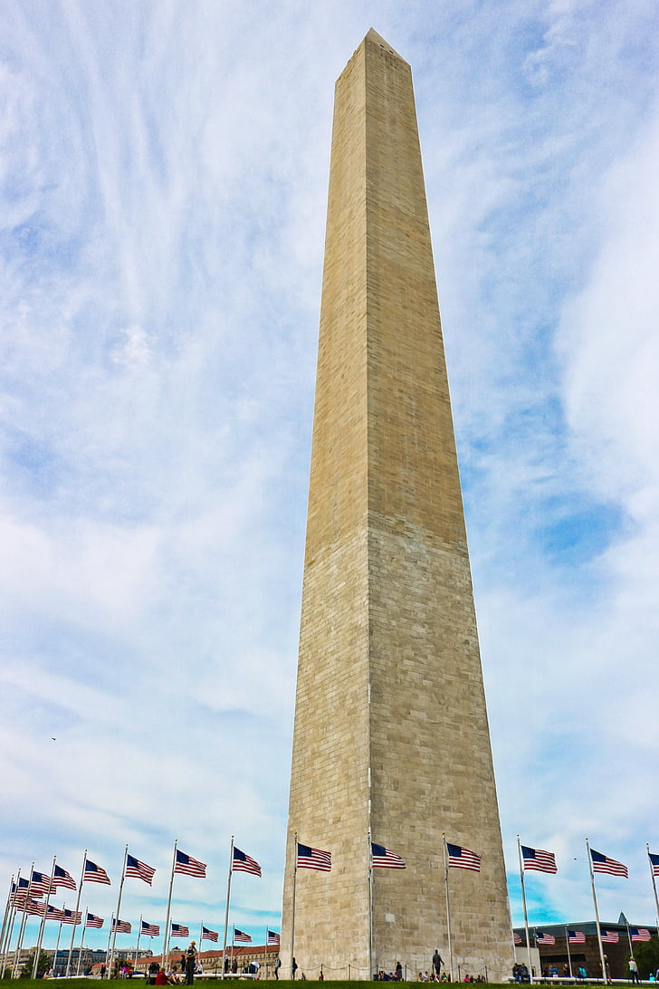 Washington, Monumento, c.c., América, Estados Unidos, Unidos de América, Memorial