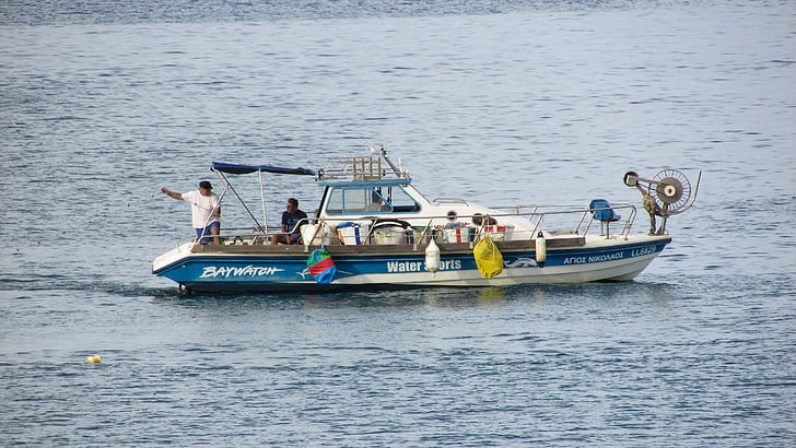 Chipre, barco, pesca, mar