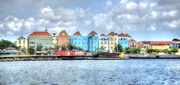 Willemstad, Curacao, Karibská oblasť, Holandské Antily, holandčina, mesto, Ostrov