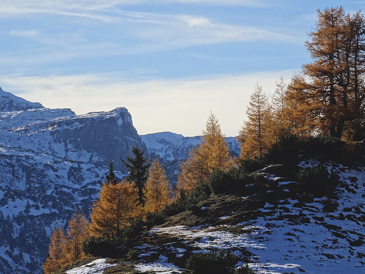 Berge, Schnee, Schneeberg, Landschaft, Peak