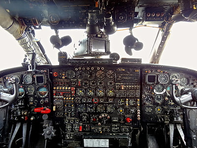 cockpit, aircraft, driver
