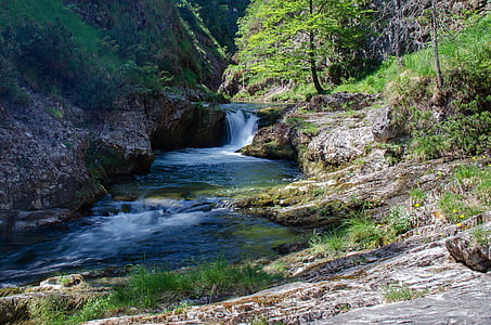 白溪峡谷, 水, 瀑布, 峡谷, 休息, 高山, 自然